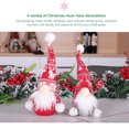 thumbnail image 2 of Cateissary Colgante de muñeco de gnomo de Navidad para interiores y exteriores, diseño de escena, colgantes de vacaciones, accesorios, adorable Rojo, 2 of 6
