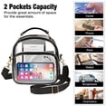 thumbnail image 4 of Crossbody Purse for Women - Clear Stadium Bag for Sporting Events, Concerts, Material Stylish and Functional for Daily Use（only the package）, 4 of 5