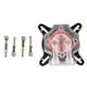 thumbnail image 3 of Universal Copper Base Water Cooling Block, GPU Water Cooling Block, Stainless Steel Buckle Holder 25 Water Channels 40MM For Computer PC GPU, 3 of 8