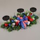thumbnail image 4 of Vela decorativa de simulación del Día de la Independencia, plantas verdes, decoración de mesa para el hogar, 4 of 5