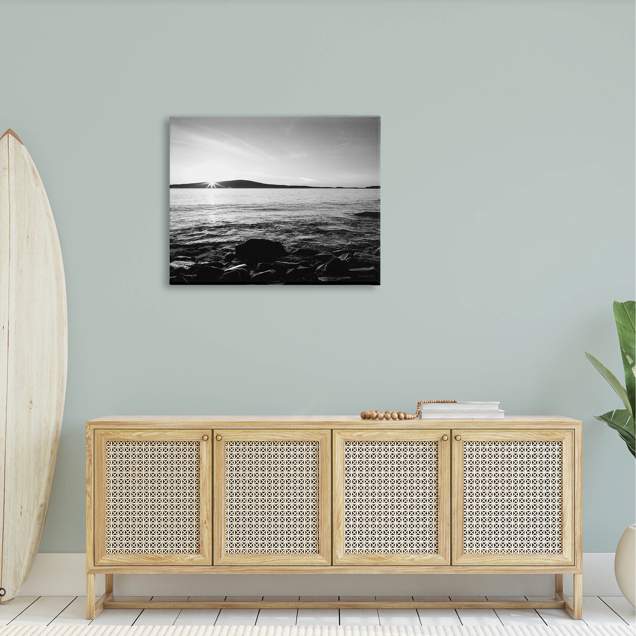 Stupell Industries Frenchman Bay Nautical Seascape Photograph Gallery Wrapped Canvas Print Wall Art, Design by Laura Marshall
