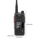 thumbnail image 3 of Transceptores de radio multibanda Handie-Talkie A36plus UHF/VHF/AM/FM (gris), 3 of 5