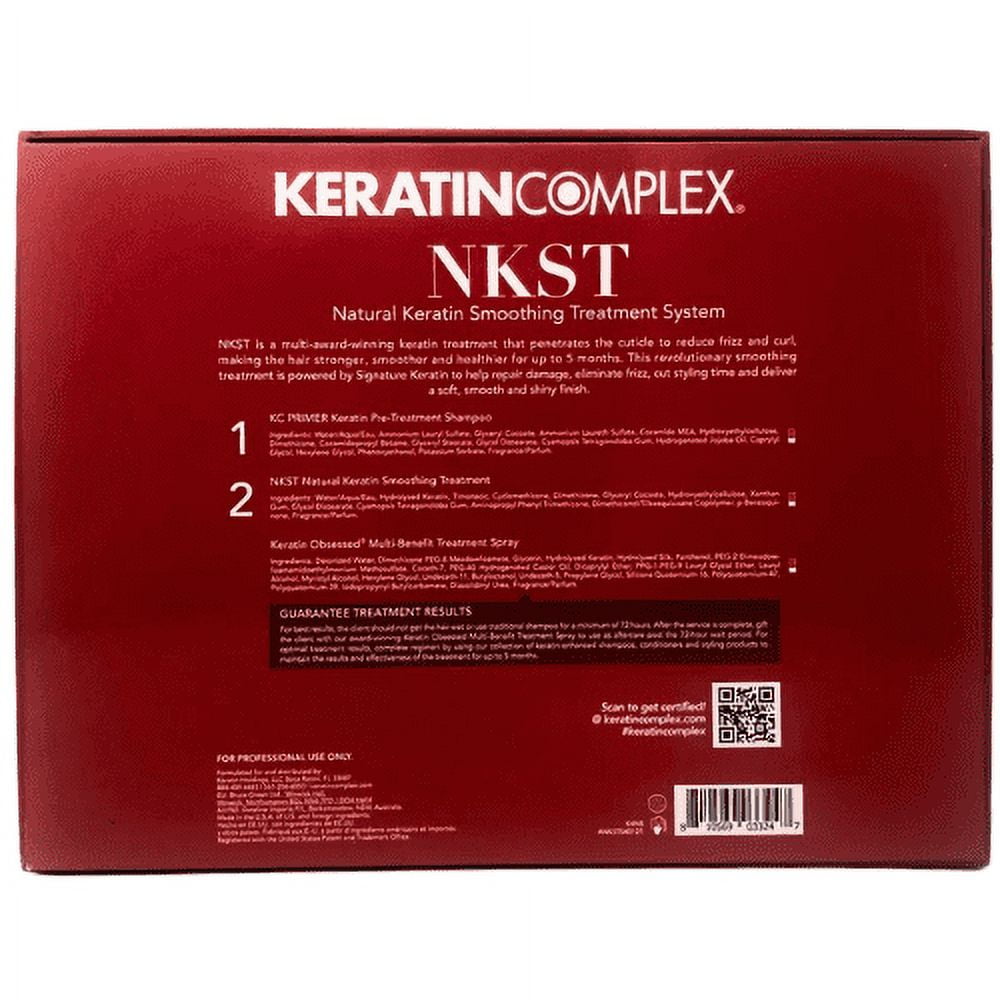 NKSTB Natural Keratin Smoothing Treatment System For Blonde Hair