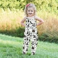 thumbnail image 3 of GERsome Toddler Girls Jumpsuit Romper Sleeveless Cute Long Pants Casual Multicolor Overalls with Side Pockets 1-6 Years（Size 2-3 Years/10#White), 3 of 6