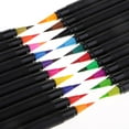 thumbnail image 3 of 21 piezas / de rotuladores de de acuarela, de suave para libros de colorear para adultos y , dibujo, caligrafía, e perfecl Pinceles para acuarelas, 3 of 8
