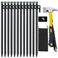 thumbnail image 1 of Kit de 12 Estacas para Tienda con Martillo Tialero 40cm de Acero Reforzado, 1 of 7