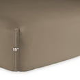 thumbnail image 3 of Bare Home Fitted Bottom Sheet Premium 1800 Ultra-Soft Wrinkle Resistant Microfiber, Hypoallergenic, Deep Pocket (Queen, Taupe), 3 of 4