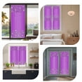 thumbnail image 7 of Modern Purple Window Privacy Film, Abstract Diamond Luxury Gradient Static Cling UV Sun Blocking Heat Control Window Tint Day and Night, Non-Adhesive One Way Windows Privacy Cover 29.5''x78.7'', 7 of 7