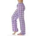 thumbnail image 2 of Just Love Women Plaid Pajama Pants Sleepwear 6324-COR-10281-1X (Purple Plaid, 1X), 2 of 3