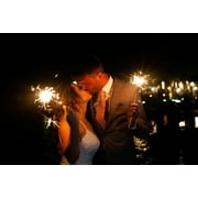 Wedding Sparklers- 100 Sparklers-20 Inch- Length- Gold Wire- Used For Wedding Exits and Send Offs-20 Packs of 5