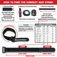 thumbnail image 2 of Reusable Cinch Straps 1" x 12" - 12 Pack, Multipurpose Quality Hook and Loop Securing Straps (Black) - Plus 2 Free Bonus Reusable Cable Ties, 2 of 9