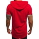 thumbnail image 4 of pstuiky camisetas para hombre, Camisa informal de algodón y lino de moda de verano para hombre, con solapa y manga corta y cuello alto. camisas casuales para hombre xxxl, 4 of 5