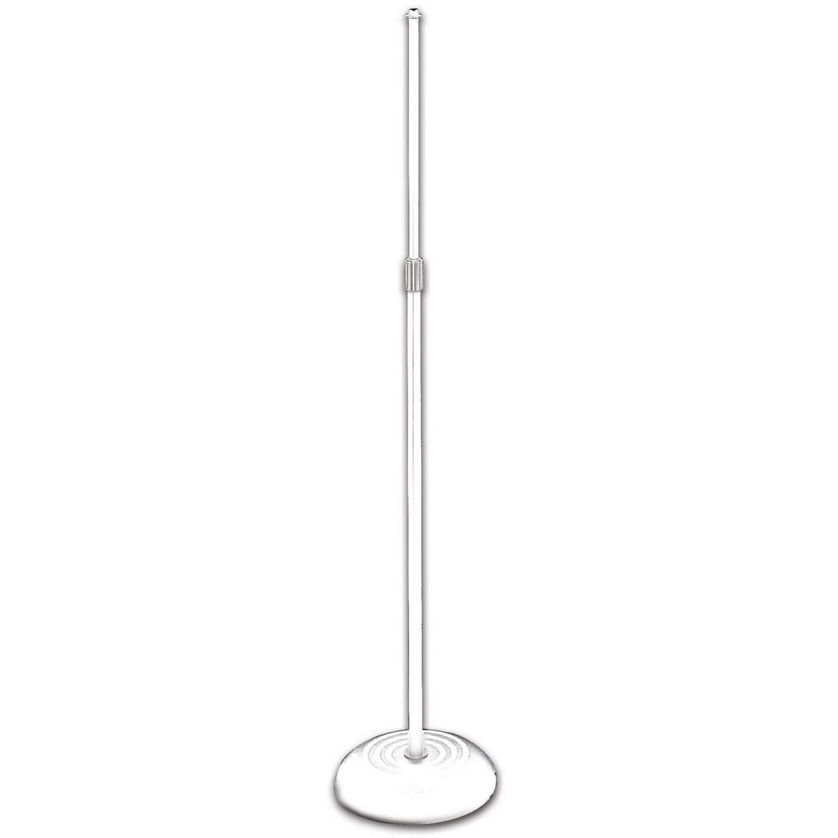 OnStage MS7201QTRW QuarterTurn Round Base Microphone Stand (White)