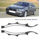 thumbnail image 3 of Pair Carbon Fiber Headlight Eyebrows Eyelids Cover Decal Fit for Honda Civic 2001‑2003, 3 of 3