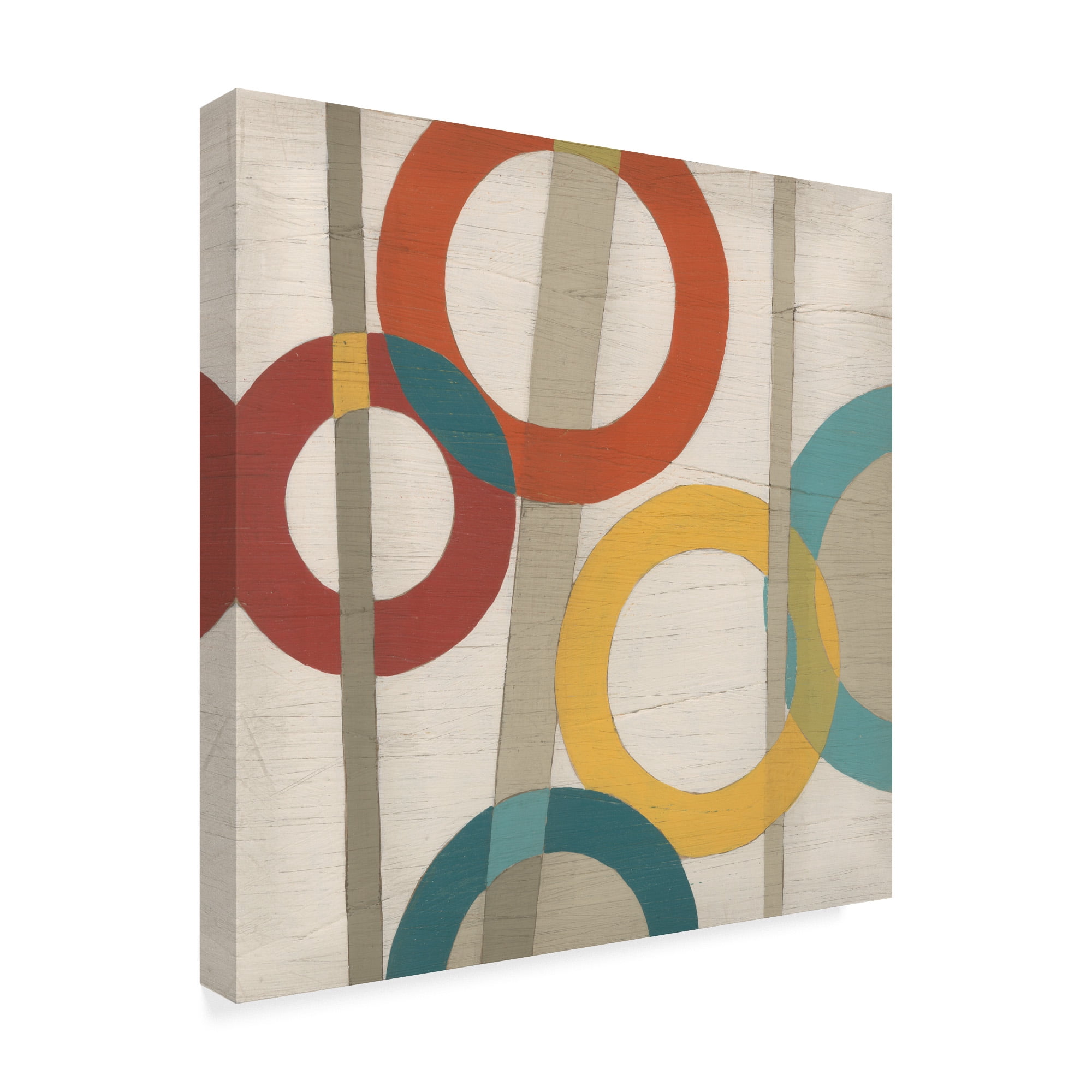 Trademark Fine Art 'Circular Logic I' Canvas Art by June Erica Vess