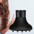 thumbnail image 4 of Hair Dryer Diffuser for Curly and diffuser hair dryer Wavy Hair Black, 4 of 8