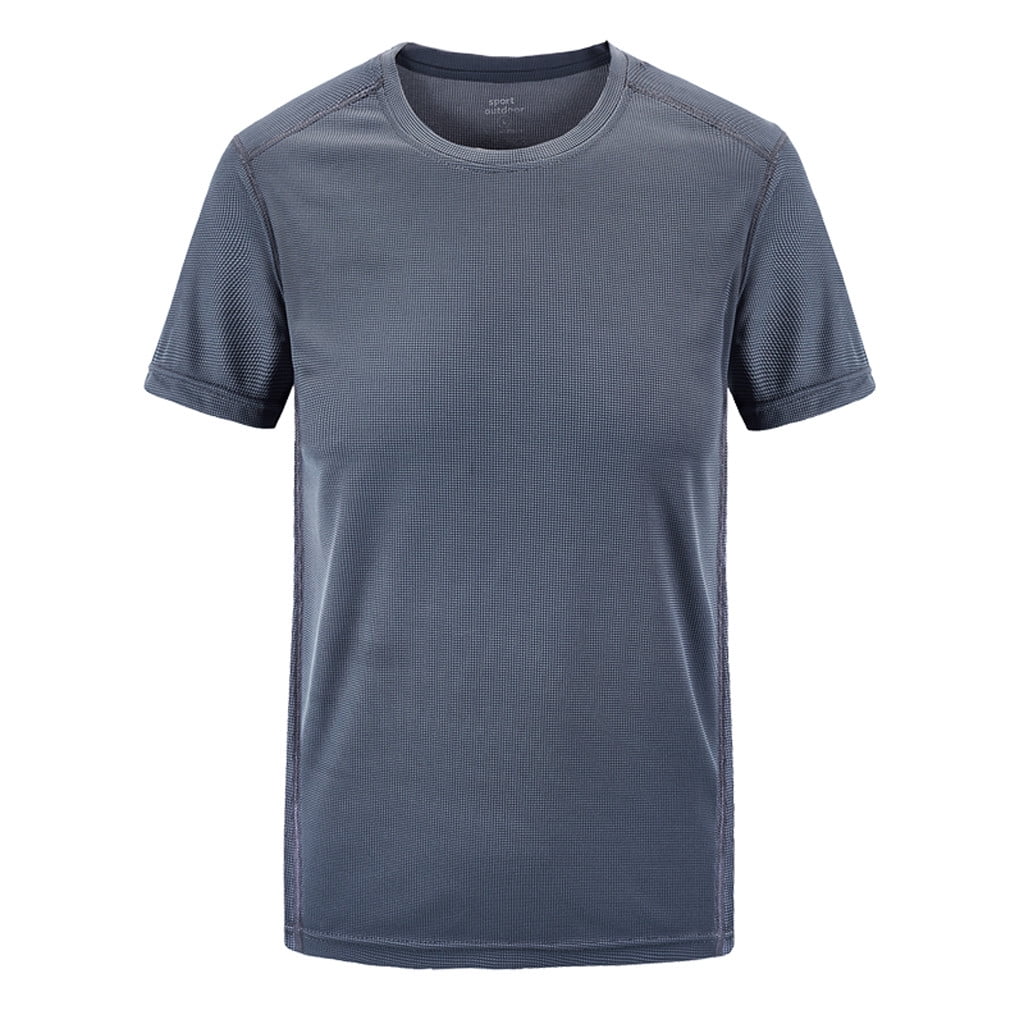 SFE Fashion Shirts,Mens Summer Casual Outdoor T-Shirt Plus Size Sport Fast-Dry Breathable Tops