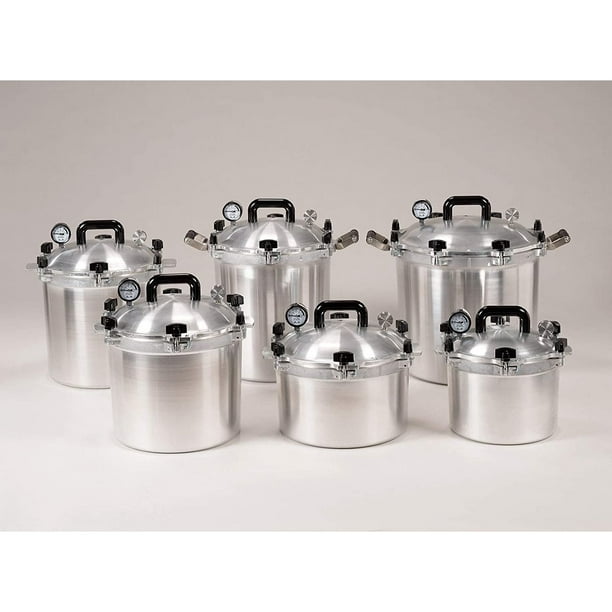 All American Pressure Cooker Canner for Home Stovetop Canning USA Made for Gas or Electric Stoves 30 Quarts Walmart Business Supplies