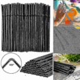 thumbnail image 3 of Flexible Black Plastic Straws, Multipack Options for Parties and Everyday Use, 3 of 4
