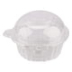 thumbnail image 4 of Caja para cupcakes, 100 piezas de plástico desechable para cupcakes, contenedor para cupcakes, mayor durabilidad, 4 of 12