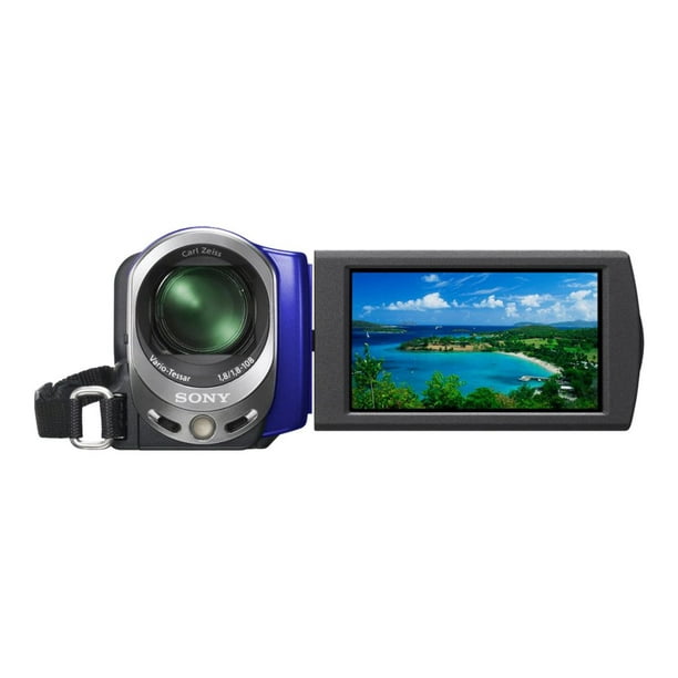 Sony Blue Handycam SX44 Flash Memory Camcorder 60x Optical - Walmart.com