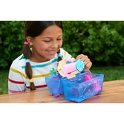 Polly Pocket Sparkle Cove Adventure Island Treasure Chest Playset with 2 Micro Dolls, 4 Animals & Accessories
