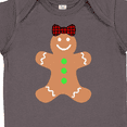 thumbnail image 4 of Inktastic Cute Gingerbread Girl with Red Plaid Bow Boys or Girls Baby Bodysuit, 4 of 5