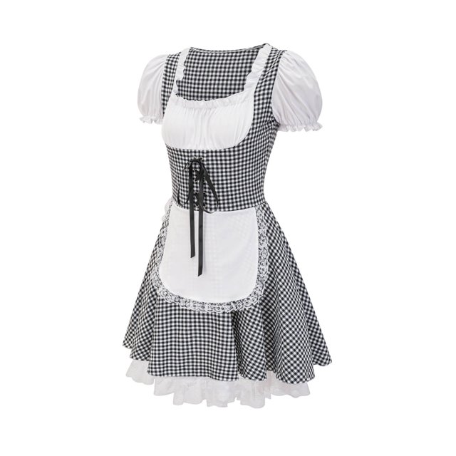 Pisexur Robe à Manches Courtes Col Carré Mode Robe à Manches Courtes Col Carré Imprimée Confortable Été Épaules Dénudées Robe pour Femmes en Liquidation