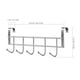 thumbnail image 4 of 5X Estante Organizador de Baño en Casa con 5 Sobre la Puerta Ropa Abrigo Sombrero Percha Toalla Buen Soporte, 4 of 5