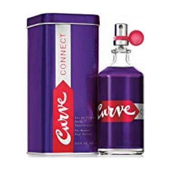 Curve Connect Eau de Toilette Vaporisateur, Parfum pour Femmes 3.4oz
