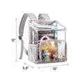 thumbnail image 2 of MIER Clear Backpack Transparent See Through Bookbag Heavy-Duty School Bag, 12L, 2 of 6
