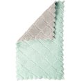 thumbnail image 1 of Dishcloth Thickened Microfiber Cloth Rags Reusable Washcloth Water-absorbing Dishes Plate Tableware Towel House-working Green Coffee, 1 of 9