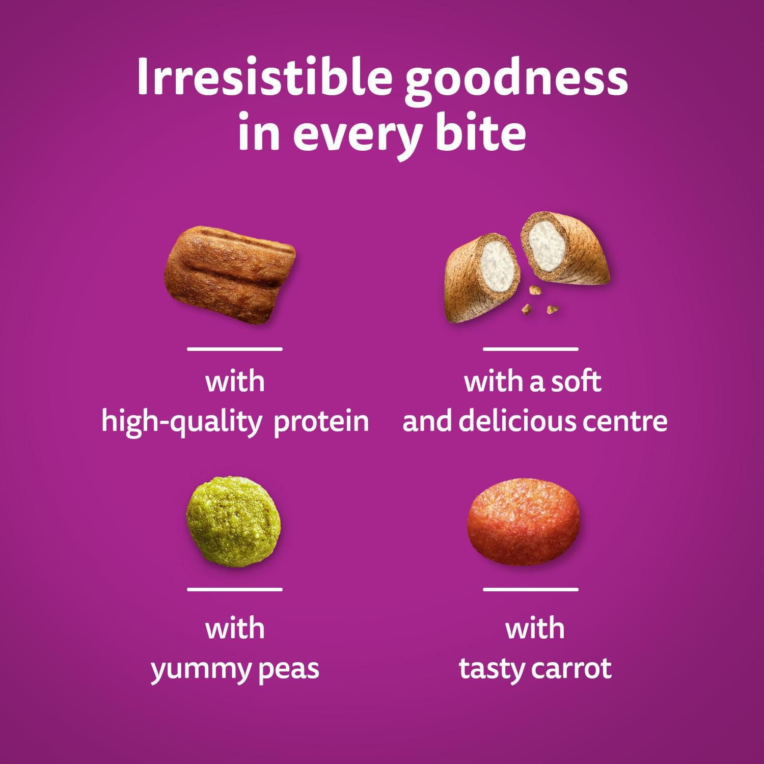 Nourriture sèche pour chats adultes WHISKAS Sélections de viande avec poulet véritable 2 - 9,1 kg