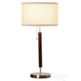 thumbnail image 1 of Brightech Carter LED Lampe de Chevet - Table Compacte et Lampe de Lecture de Bureau pour Chambre à Coucher, Salon, Bureau - Table de Chevet Moderne et Lampe de Chevet avec Lumière Ambiante Douce - Acier Inoxydable et Finition en Bois, 1 of 4