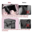 thumbnail image 6 of Mikhai Car Trash Can with Lid and Storage Pockets - Leak-Proof Organizer, Waterproof Car Accessories, Multipurpose Car Garbage Can, 2 Gallons, Black, 6 of 8
