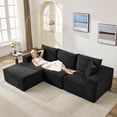 thumbnail image 4 of Kojooin 108" Modular Sectional Sofa - L Shaped Boneless Cloud Couch with 67.5" Chaise, Reversible L/R Facing, No Assembly Required, 4 of 9