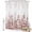 White Reddish Brown, variant on Shower Curtain Eucalyptus Leaves Shower Curtains for Bathroom Decor, Waterproof Polyester Shower Curtain Set with Hooks, Small Stall Size 36" x 72" Red Leaf
