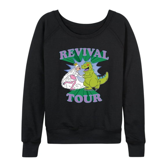 Rugrats - Reptar Revival Tour - Women's Lightweight French Terry Long Sleeve Shirt