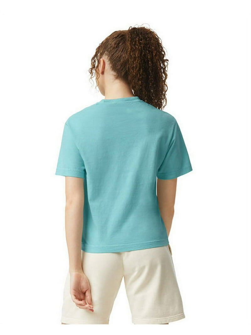 T-shirt Femme Boxy Lourd Comfort Colors 3023CL - 100% Coton Ringspun - Taille Jusqu'à 2XL - Neuf Avec étiquettes