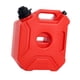 thumbnail image 1 of Tanque de combustible para automóvil, bidón de gasolina de 5 l/1,3 galones, para vehículos todo terreno, motocicletas y automóviles. Rojo, 1 of 9