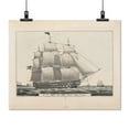 thumbnail image 2 of Print: U.S. Ship Of The Line Ohio: 104 Guns, 1847, 2 of 4