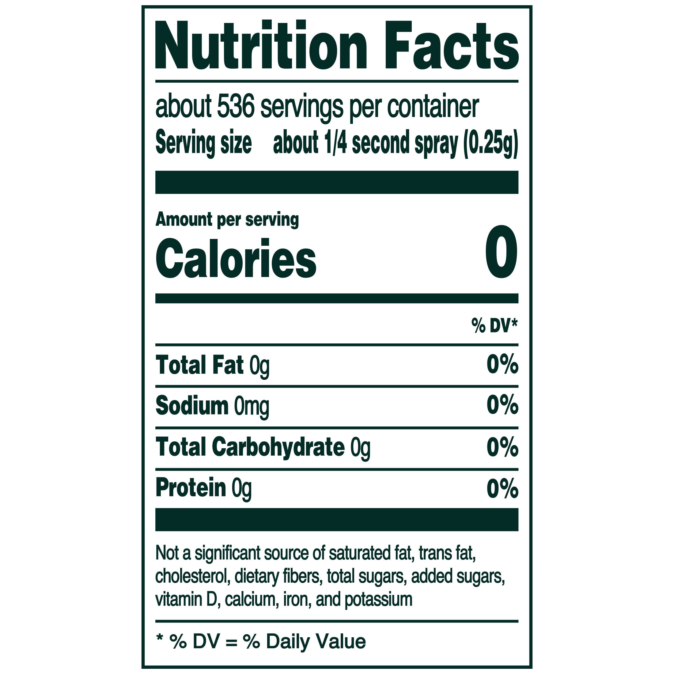 Great Value 100% Pure Avocado Oil Cooking Spray, 4.7 oz, Metal Bottle, Shelf Stable/ Ambient