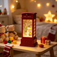 thumbnail image 4 of Eolstice Light Up Christmas Resin Figurine, LED Glowing Wind Lamp Decor, Festive Tabletop Ornament, Home Shelf Mantel Party Decoration, Holiday Gift, 4 of 5