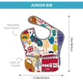 thumbnail image 4 of Kdxio London Symbols Bibs For Babies, Baby Bibs for Eating, Toddler Bibs, Waterproof Bibs, Feeding Bibs, for Toddlers, Boys, Girls, 4 of 8