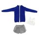 thumbnail image 3 of Moda 1/6 Escala Ropa de Muñecas Femeninas, Figuras de Mujeres Ropa de Muñecas Figura Femenina Ropa para Figuras de Acción Femeninas de 12 Pulgadas Acc Azul Hugo Traje de muñeca femenina, 3 of 7