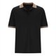 thumbnail image 3 of Mens Manga Corta Botón Abajo Camisas Patchwork Fallow Patrón Cuello Redondo Deportes Top para Diario, 3 of 6