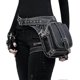 thumbnail image 1 of Steampunk Waist Bag Fanny Pack Fashion Gothic Leather Shoulder Crossbody Messenger Bags Thigh Leg Hip Holster Purse Travel Pouch Hiking Sport Chain Ba, 1 of 5