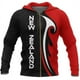 thumbnail image 2 of Sudadera con capucha y estampado 3D de helecho rojo maorí de Nueva Zelanda para hombre, novedad, sudaderas con capucha y sudaderas, abrigo deportivo con capucha, 2 of 5