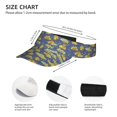 thumbnail image 2 of Kdxio Cartoon Submarines Print Sun Visor Hat Golf Visor Adjustable Velcro Outdoor Sports Cap for Men Women, 2 of 6