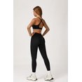 thumbnail image 6 of PISONIC Women Two Piece Workout Sets Cross Back Sports Bras Matching High Waist Leggings Gym Yoga Outfits, 6 of 7
